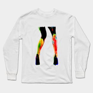 Beine Shirt Regenbogen Long Sleeve T-Shirt